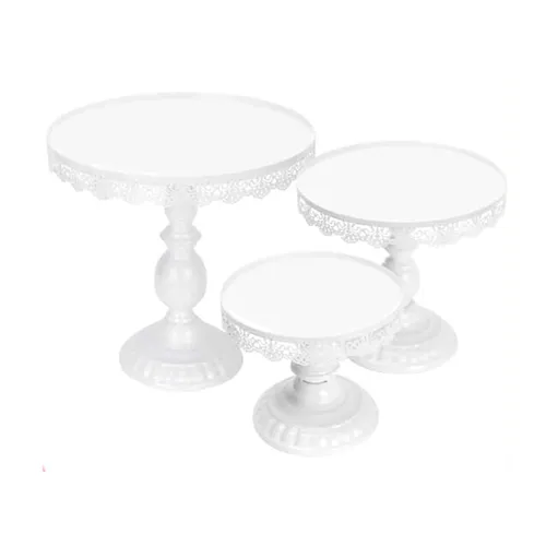 White Cake Stands