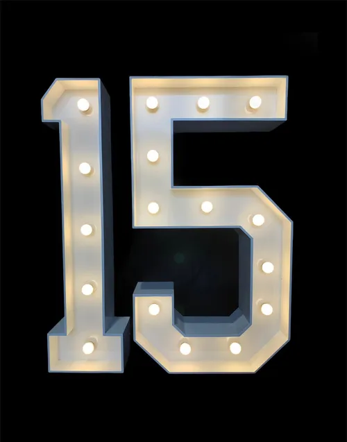 Marquee Numbers (Size 4ft)