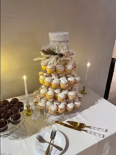 5 Tier Acrylic Cupcake Stand, Large Cupcake Tower