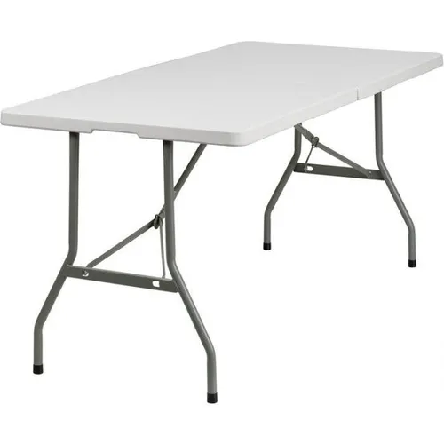 Titan Series™ 30''W x 72''L Plastic Bi-Folding Table
