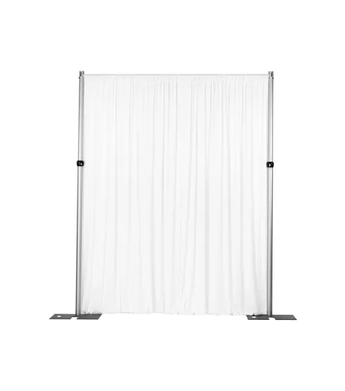 Backdrop and Drape - White Curtain 5ft to 8ft