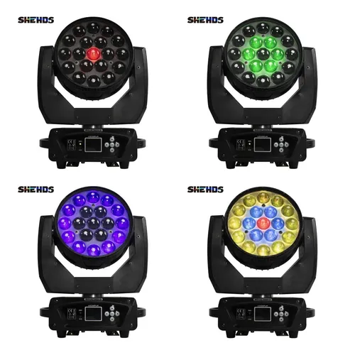 SHEHDS 19x15w Moving Head LED Wash