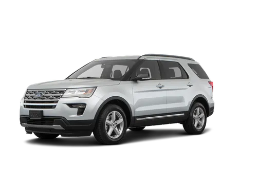 2018 Silver Ford Explorer 