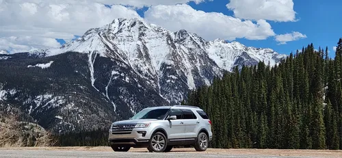 2018 Silver Ford Explorer 