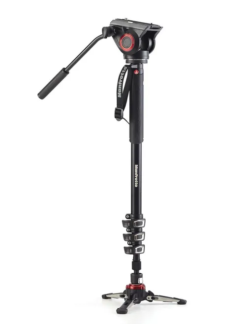 Manfrotto MVM500A Pro Fluid Monopod with MVH500AH Head