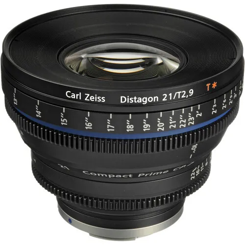 Zeiss Compact Prime CP.2 21mm T/2.9 T* Cine Lens in EF or PL