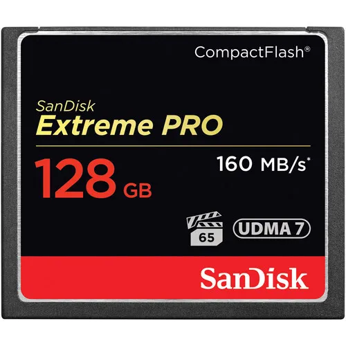 SanDisk 128GB Extreme Pro Compact Flash Card