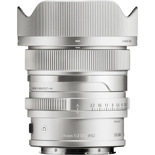 Sigma 24mm f/2 DG Contemporary Lens for L-Mount (Silver)