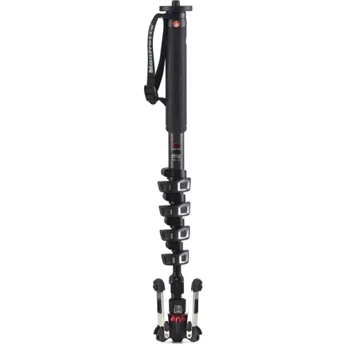 Manfrotto XPRO Monopod 3-Section Full Fluid Base