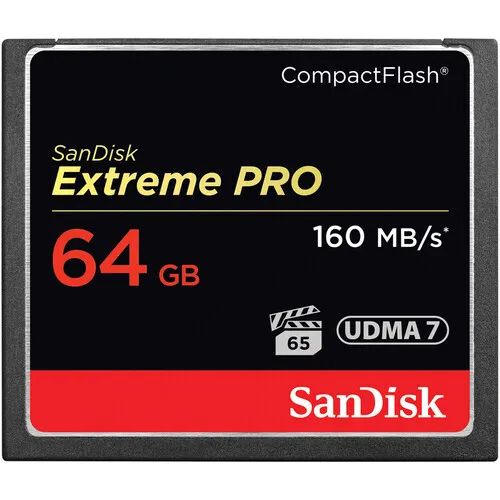 SanDisk 64GB Extreme Pro Compact Flash Card
