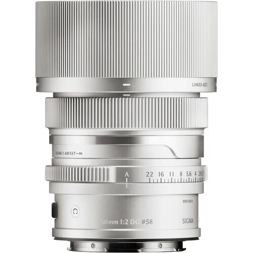 Sigma 50mm f/2 DG Contemporary Lens for L-Mount (Silver)