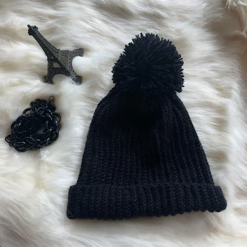 Acessório Bônus - Touca Preta Feminina