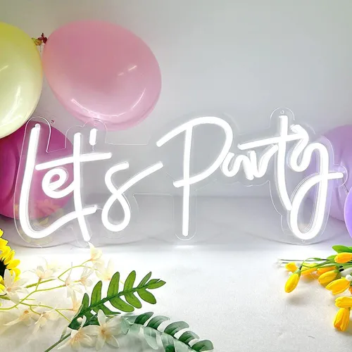 Let's Party Neon sign