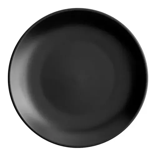 6.25 in Matt Black Dessert Plate