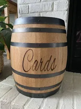 Barrel card box