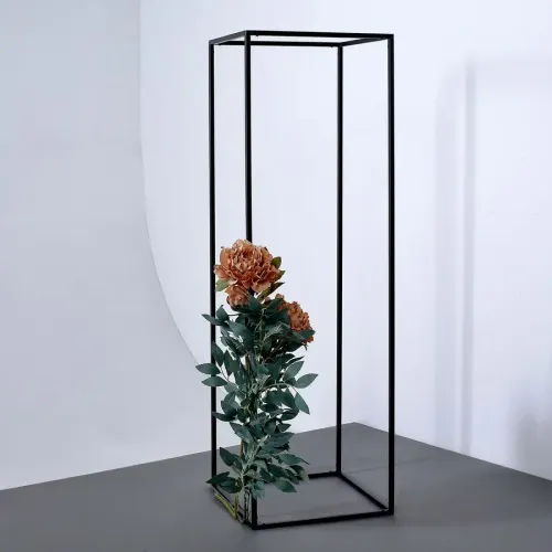 Black square stand - 36 in tall