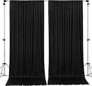 Panel Drape - 2 panels- Black