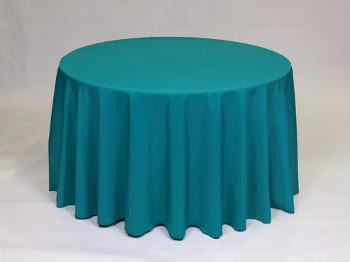 Table linen - Teal - round 120 in