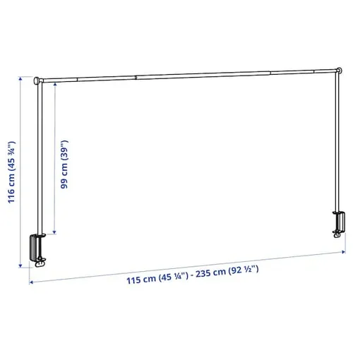 Table decorating rod