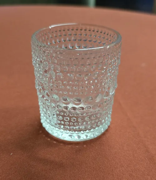 Votive - clear ornate