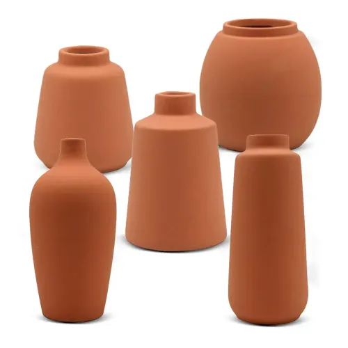 Terracotta vase