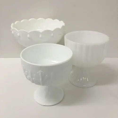 Milk Glass- compote