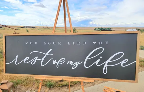 Rest of my life -sign