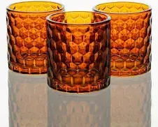 Honeycomb Votive - Amber