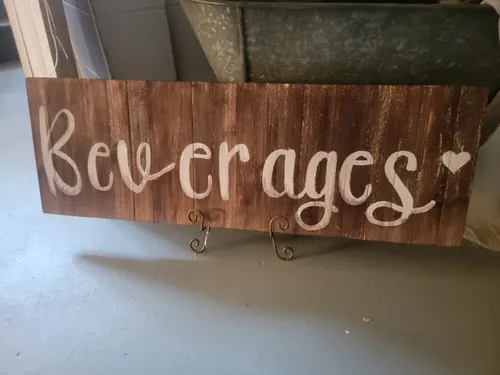 Beverages sign