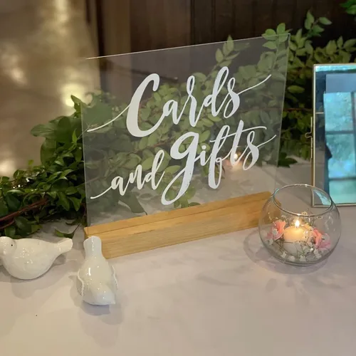 Cards & Gifts sign - Acrylic