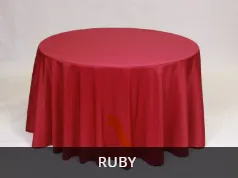 Ruby Table linen