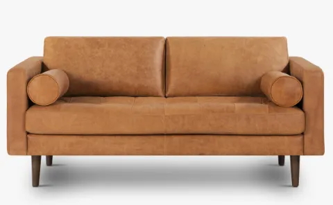 Cognac Love seat