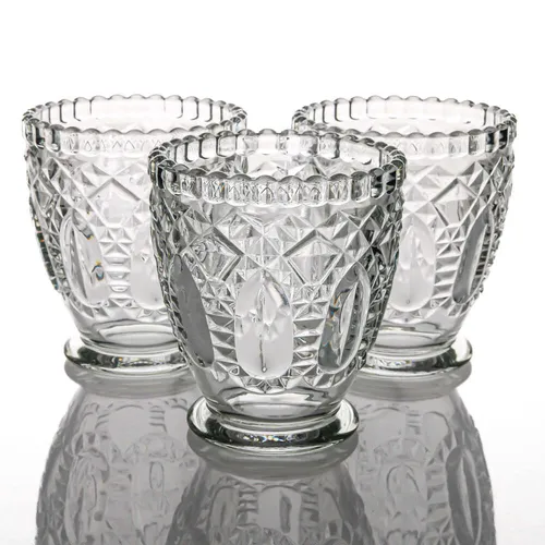 Royal textured glass votive - 