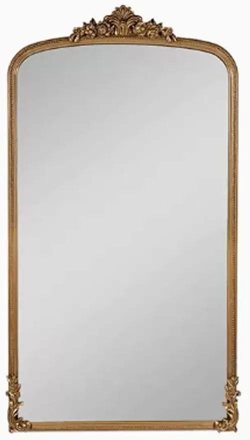 Ornate standing mirror