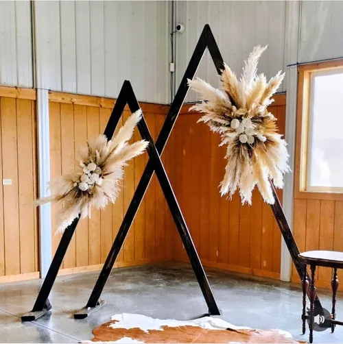 Pampas arch arrangements 