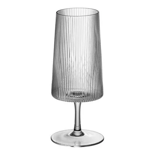 Acopa Lore 12 oz water goblet - Ribbed