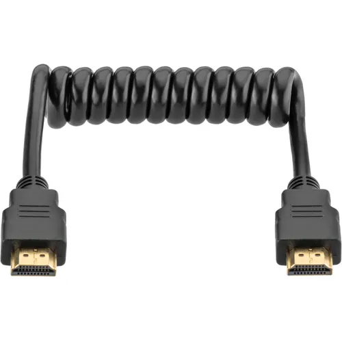 HDMI to HDMI 0.5m Coiled
