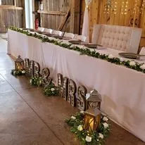 Wood &Galvanized Mr Mrs