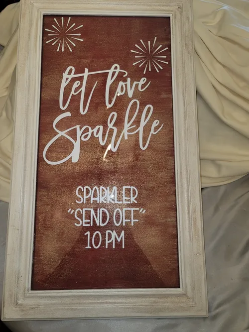 Sparkler Send off 10pm 