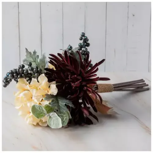 Chrysanthemum, Hydrangea & Berry Bouquet