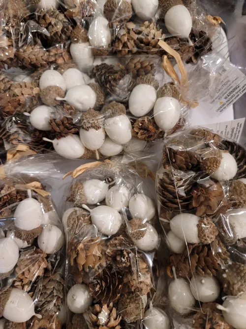 Pinecone and acorn filler