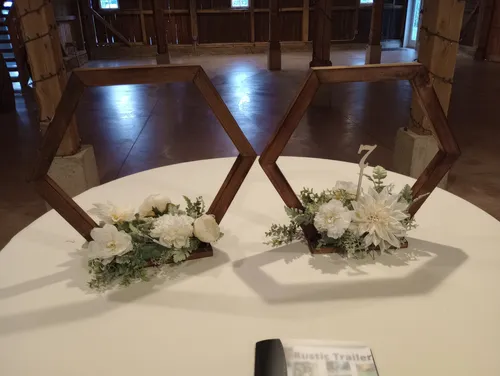 Hexagon Centerpieces