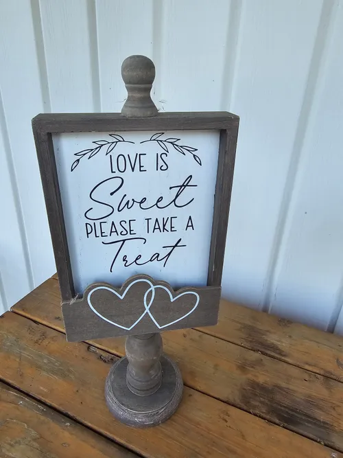 Love is sweet sign