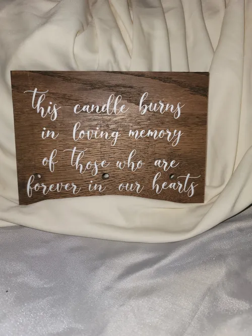Loving Memory Sign Wood