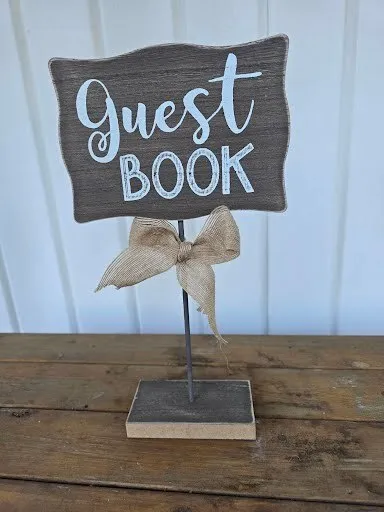 Table Top Guest Book Sign