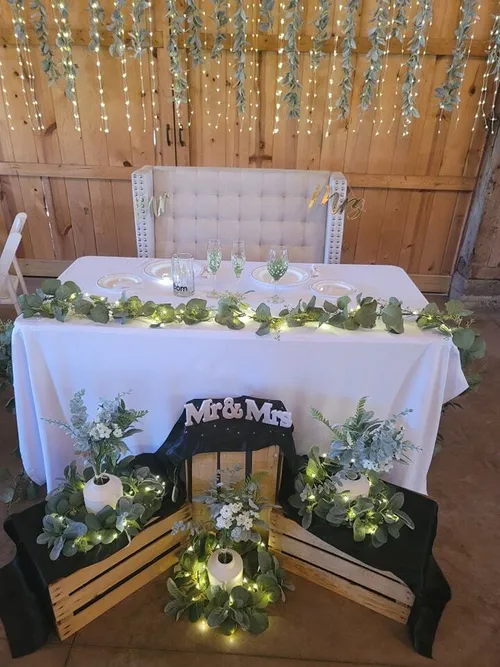 6ft eucalyptus with seeds Garland