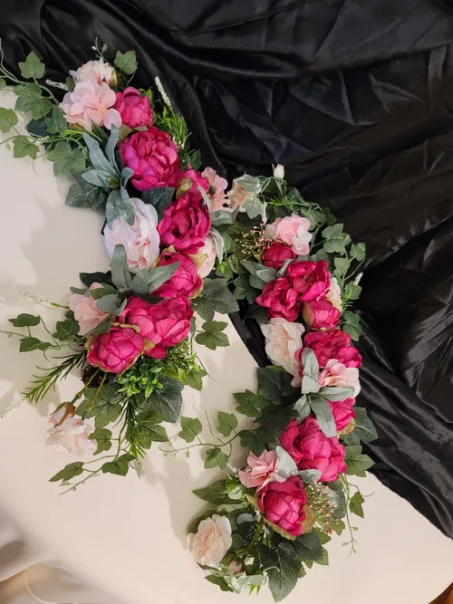 Pink Flower piece arch