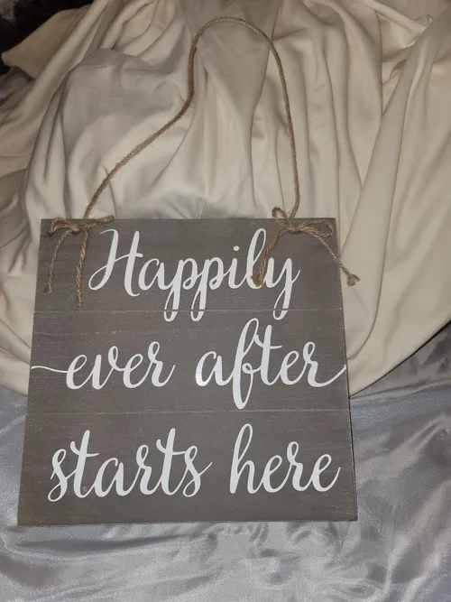 Happily Ever After grey wood