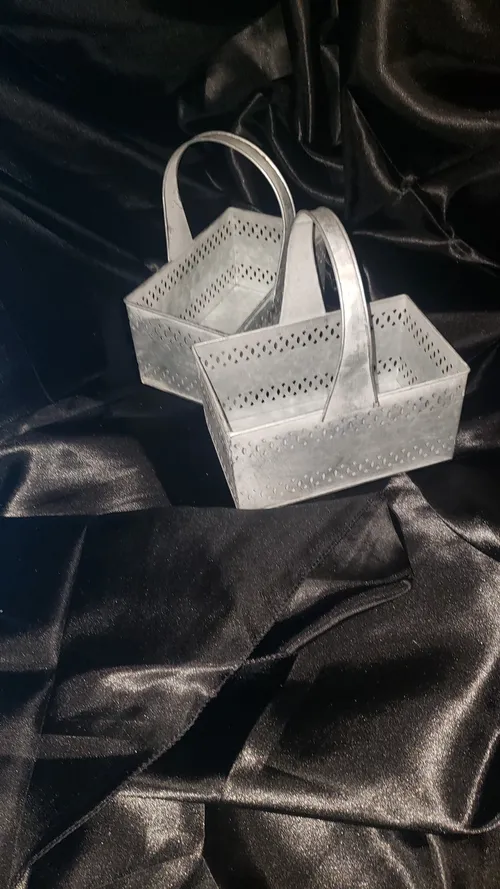 Galvanized Baskets 