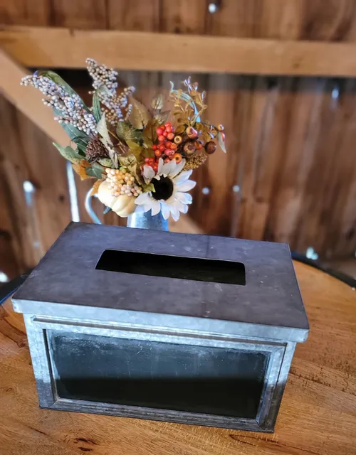Galvanized Card box